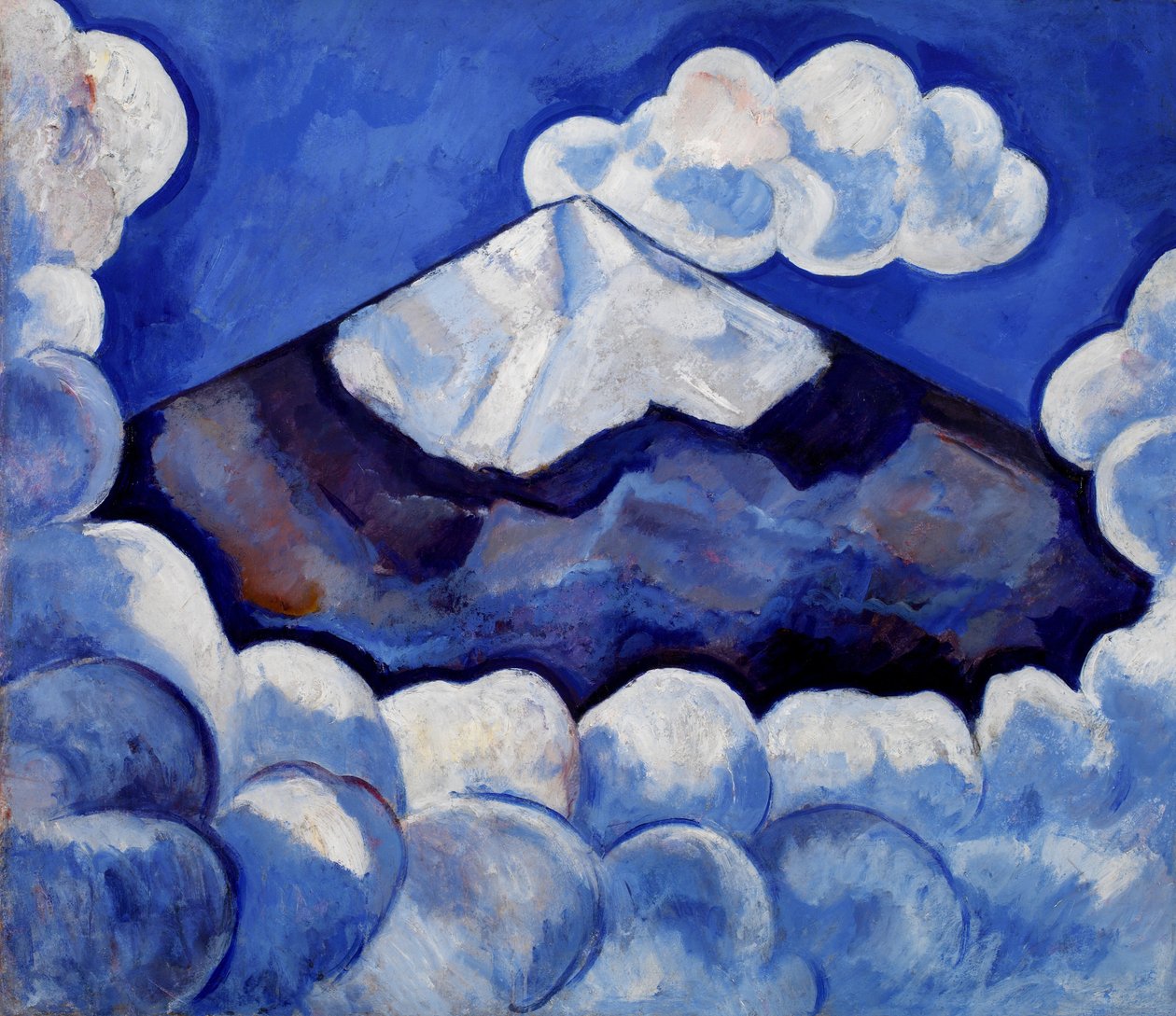 Popocatépetl, manhã animada - México de Marsden Hartley