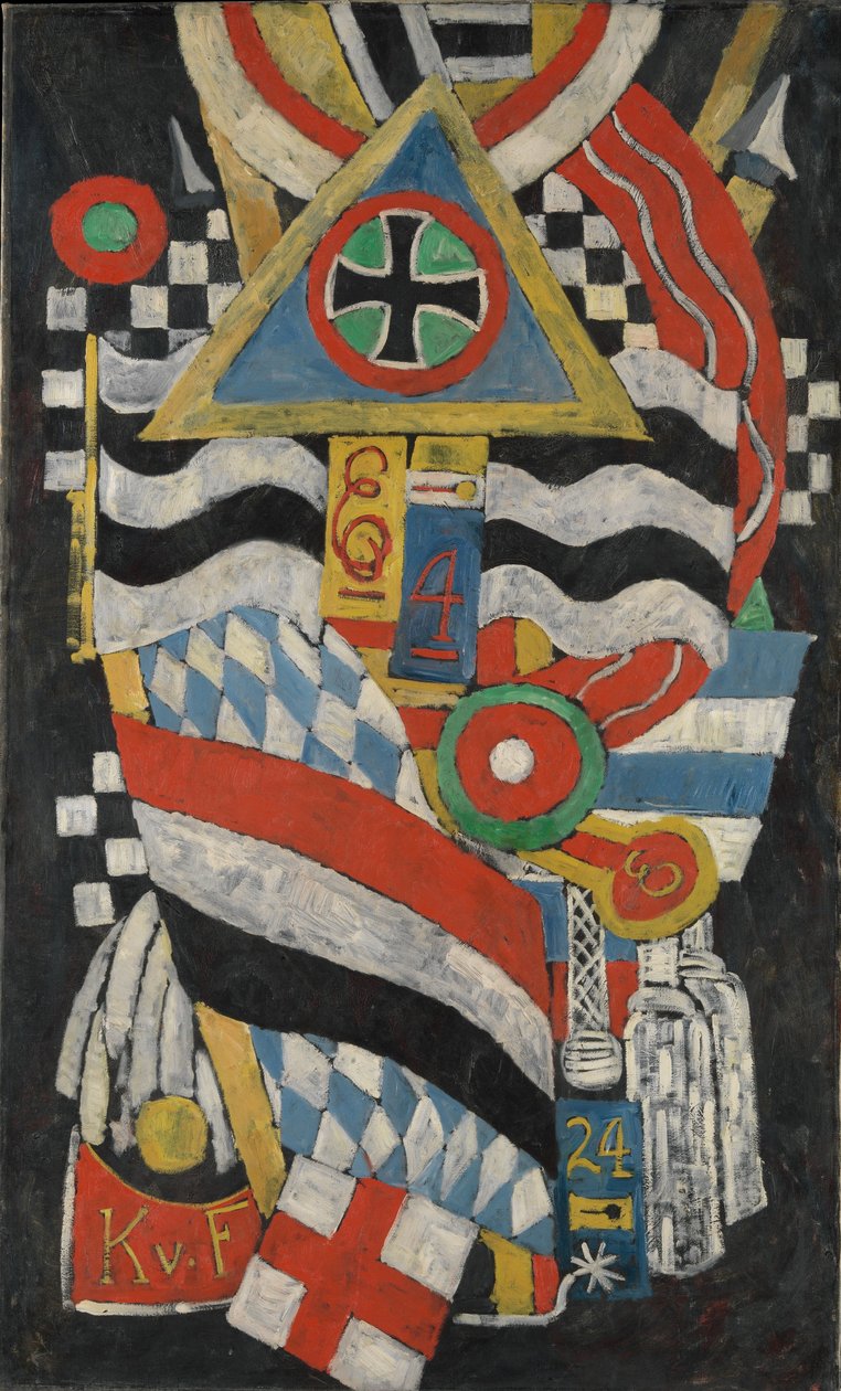 Retrato de um oficial alemão, 1914 de Marsden Hartley