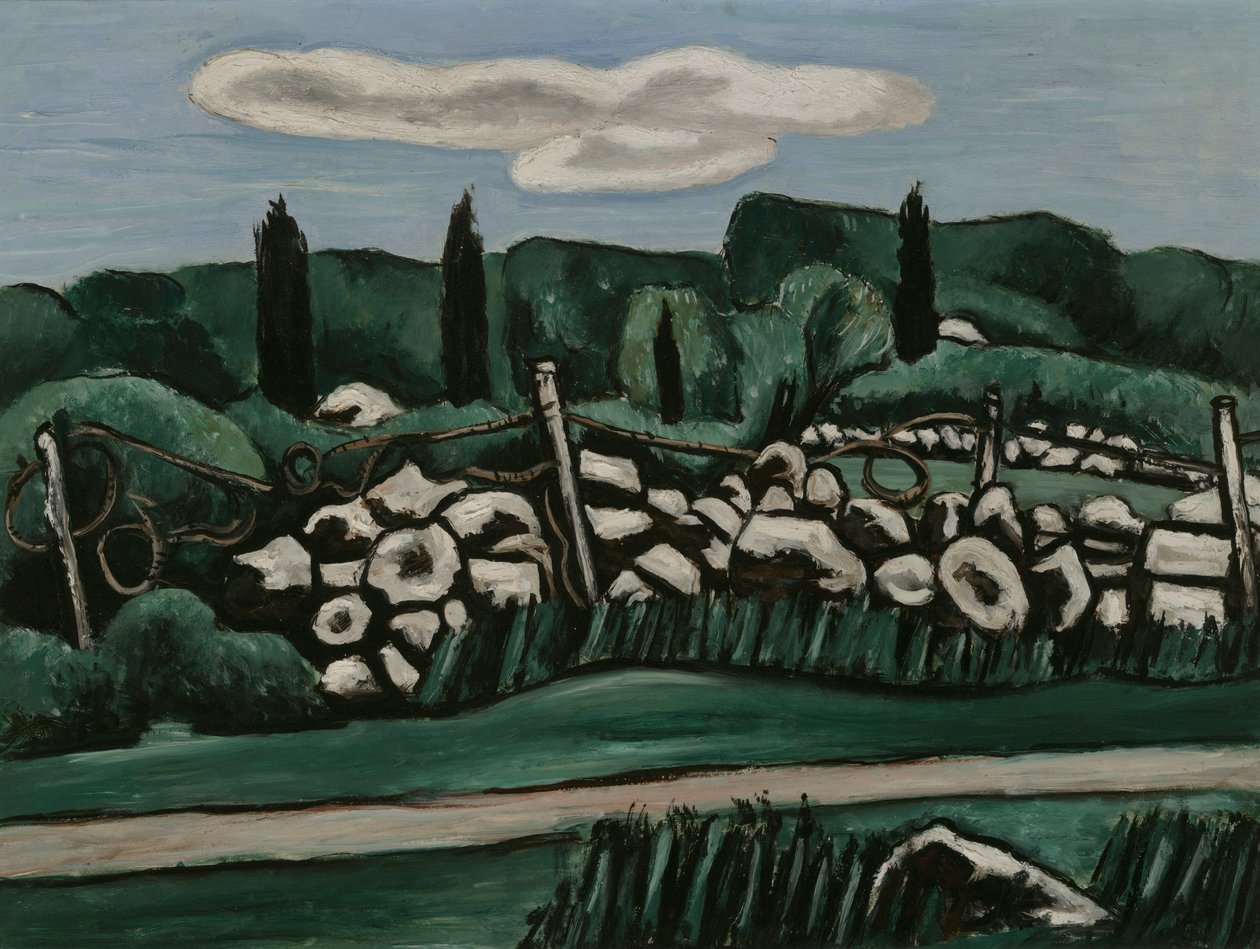 As últimas paredes de pedra, Dogtown de Marsden Hartley