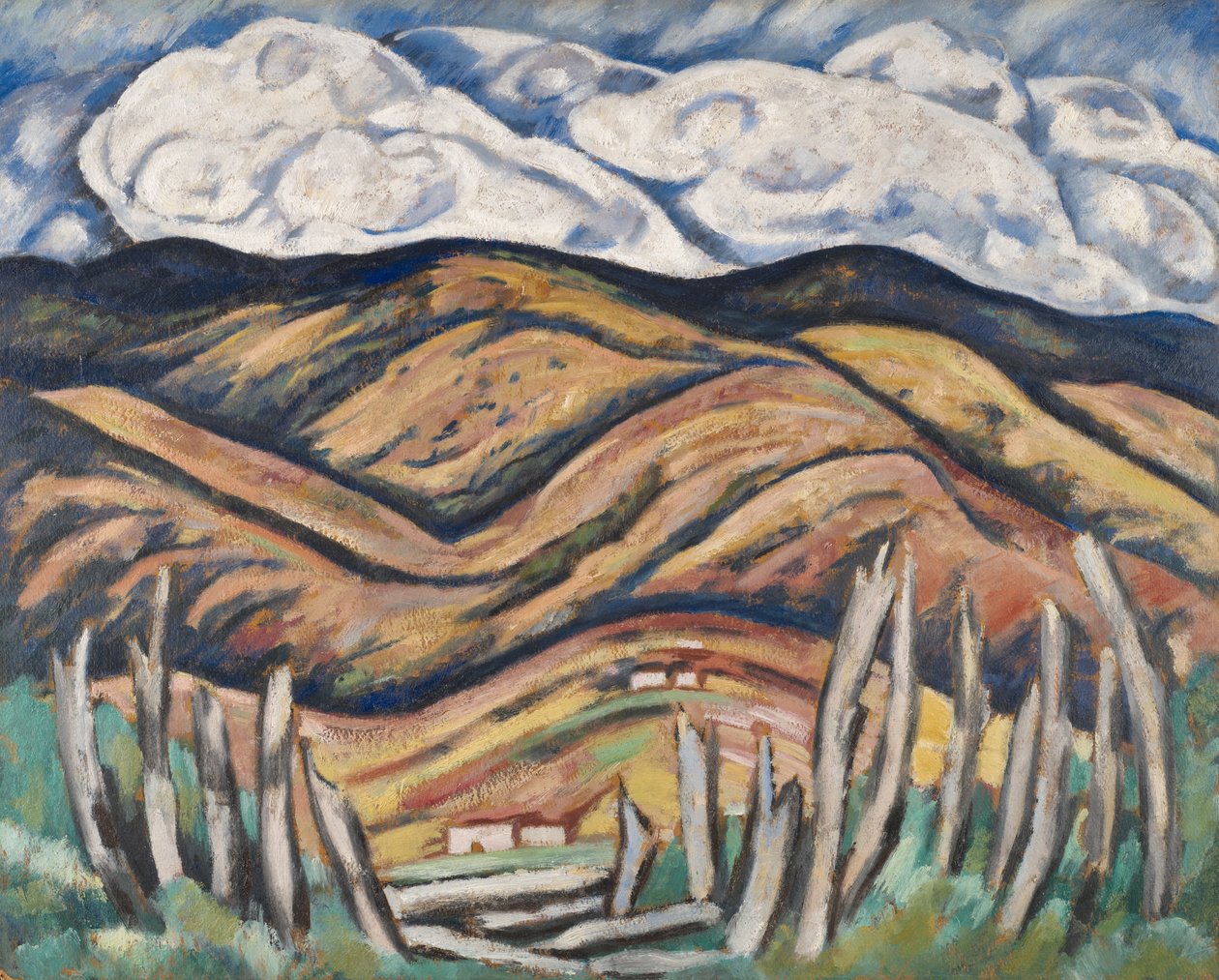 O fim da Nova Inglaterra - O início do Novo México de Marsden Hartley