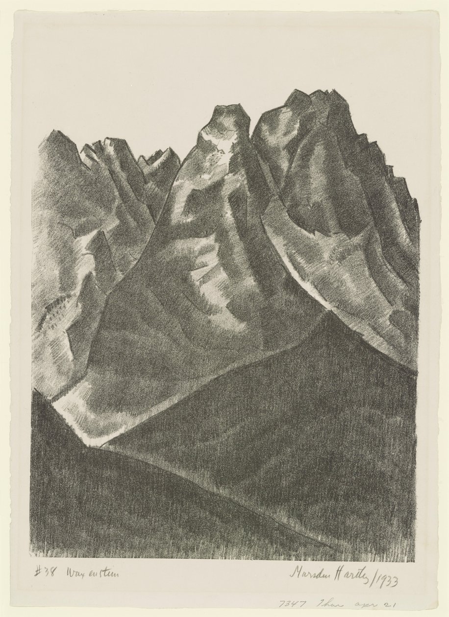 Waxenstein de Marsden Hartley