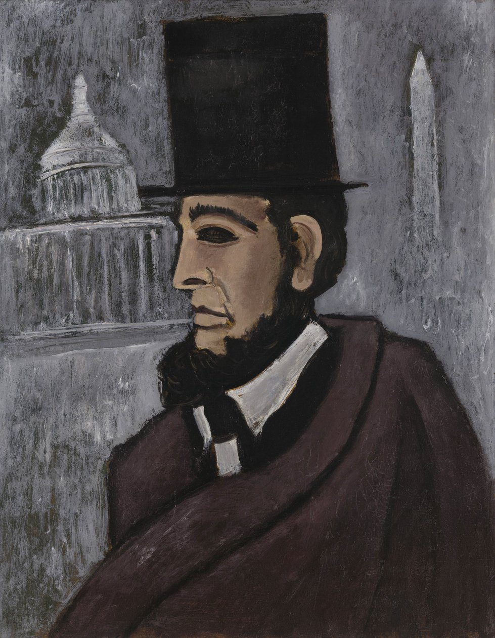Cansado da Verdade, 1940 (óleo no tabuleiro da academia) de Marsden Hartley