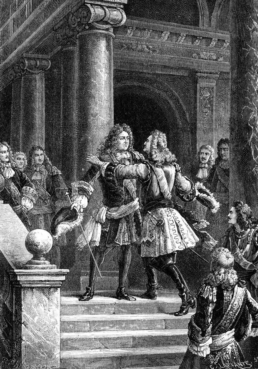 Reunião do marechal Villars e do príncipe Eugène de Savoy em Rastadt, 1898 de Marshal Villars