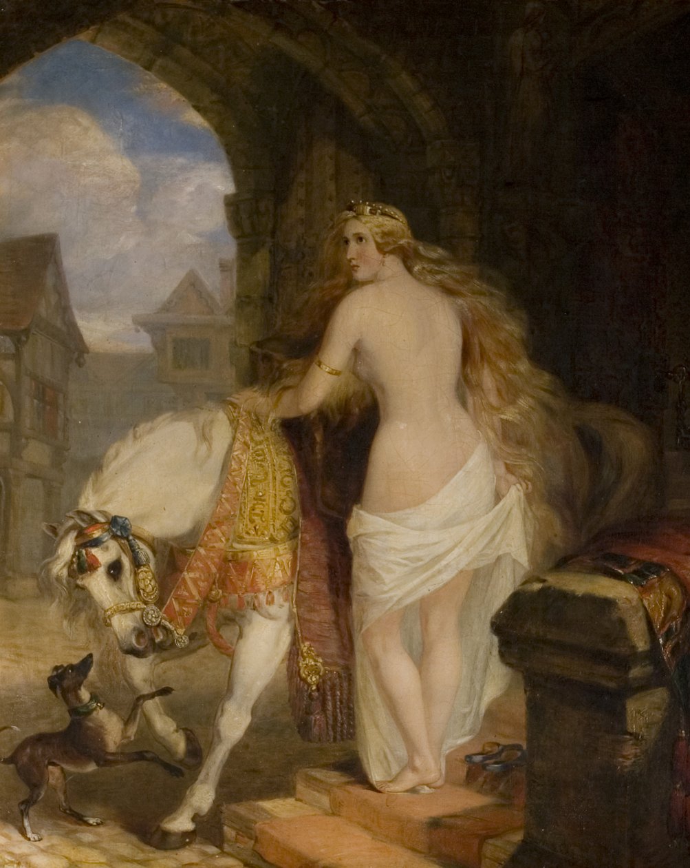 Lady Godiva, 1850 de Marshall Claxton