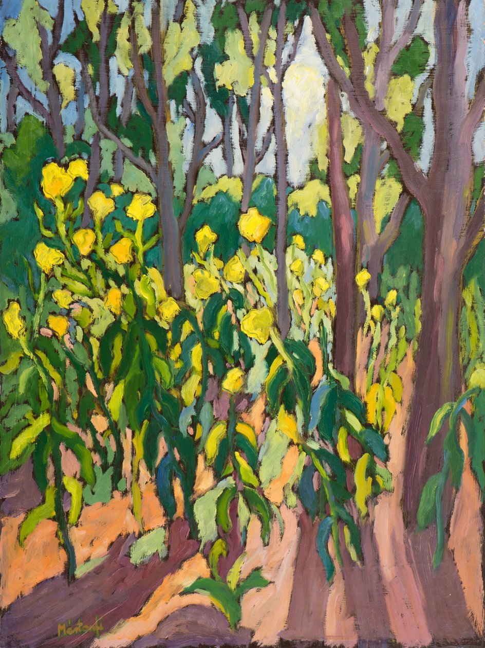 Embaixadores da Luz [2011] 80 * 60 cm, óleo a bordo de Marta Martonfi Benke