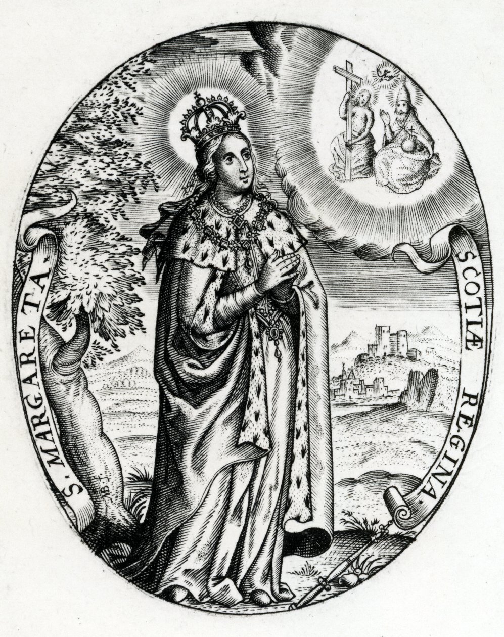 Santa Margarida, Rainha da Escócia, c.1618 de Marten Baes