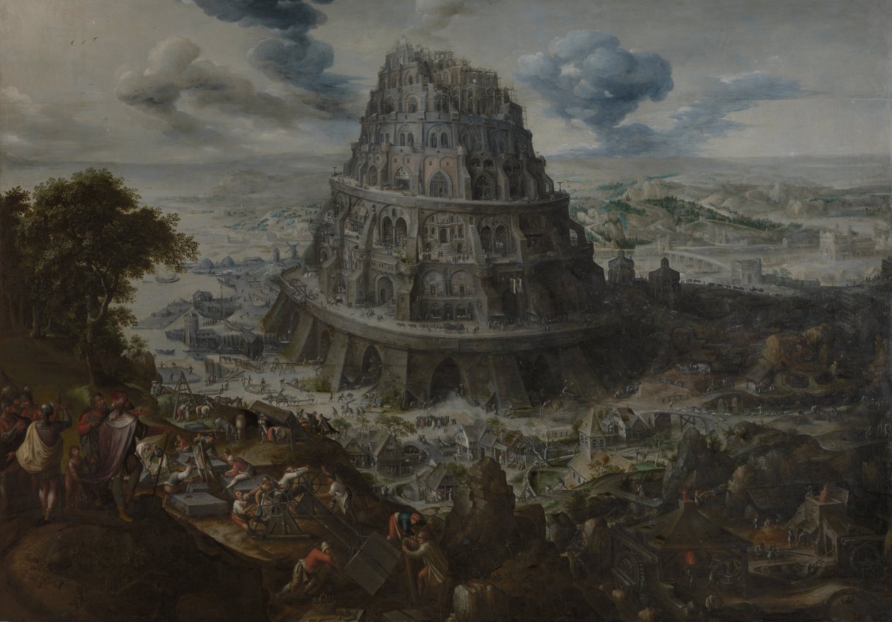 A torre de babel de Marten Valckenborch  the van Elder