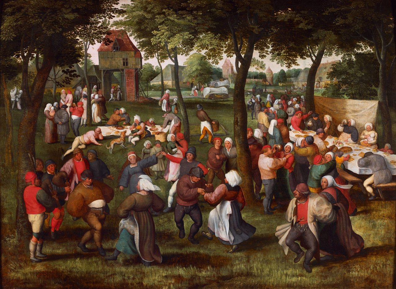 Baile de casamento ao ar livre de Marten van Cleve