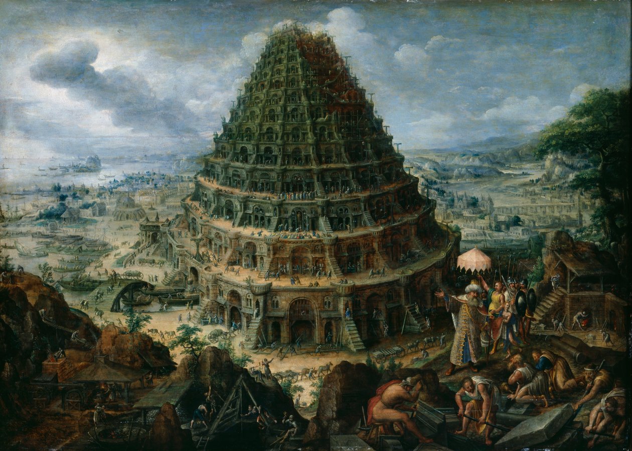 A Torre de Babel de Marten van Valckenborch