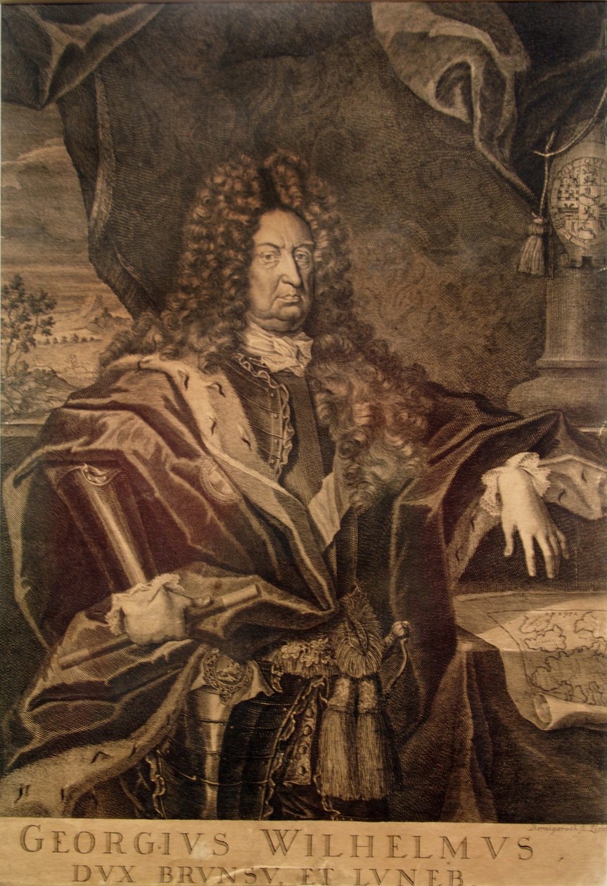 George William Duke de Brunswick e Lüneburg de Martin Bernigeroth