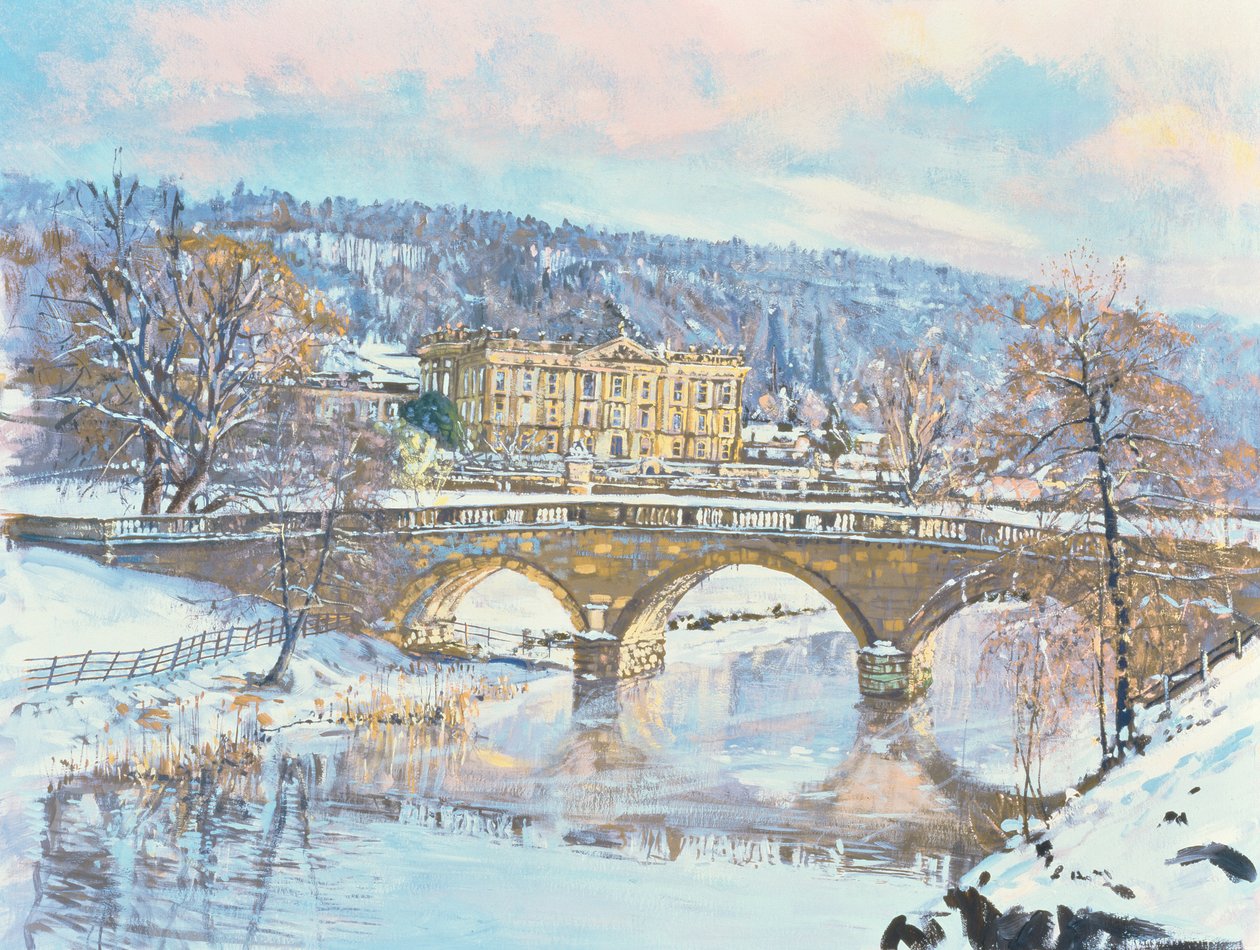 Chatsworth - Solitude, 1995 (guache) de Martin Decent