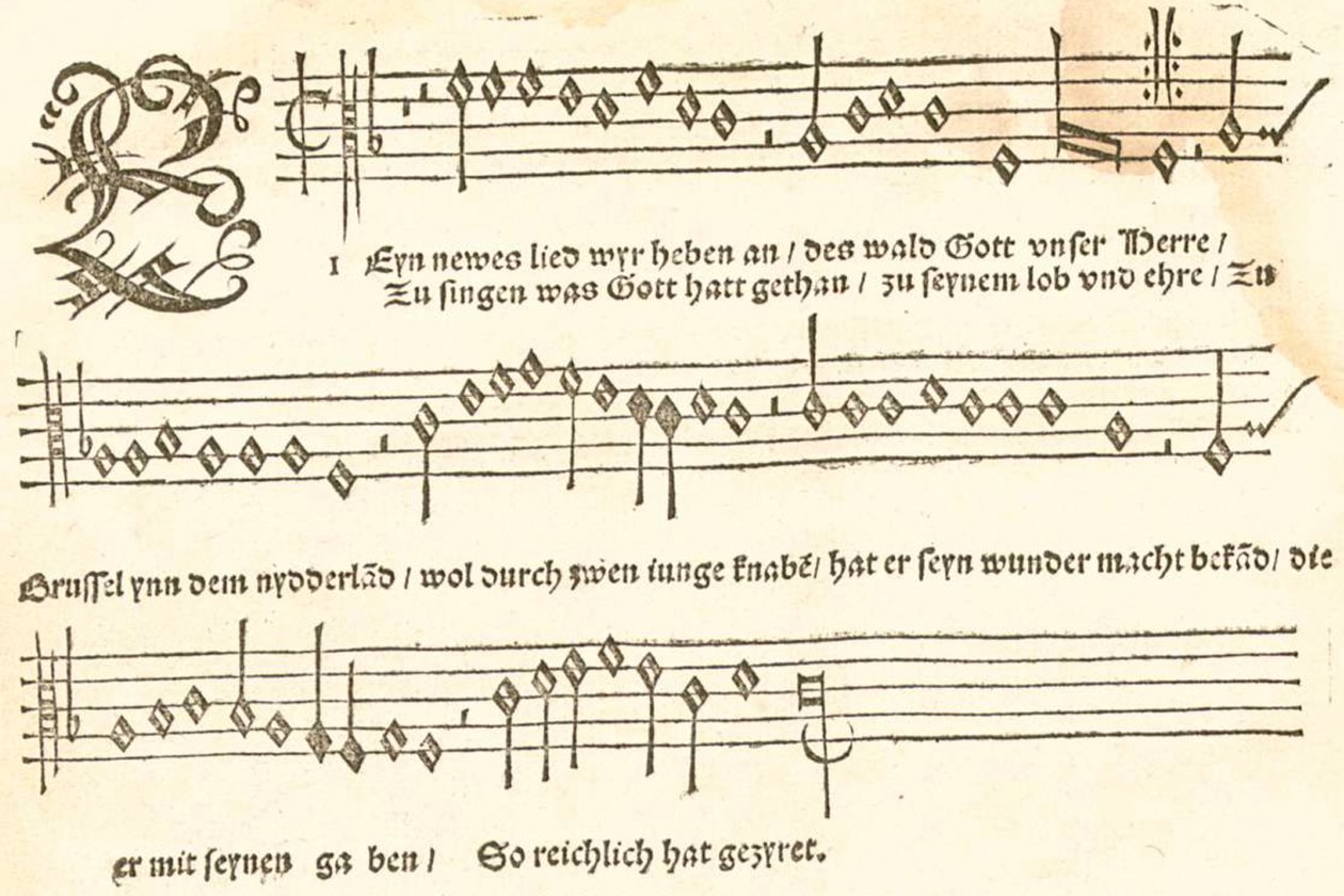 Uma nova música que levantamos de Martin Luther