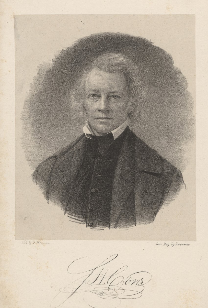 JH Cone, litho por Francis DAvignon, 1840 de Martin M. Lawrence