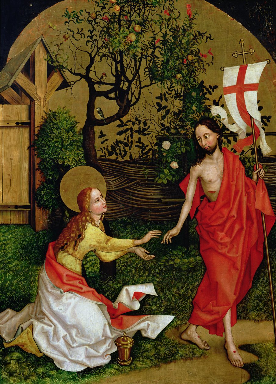 Retábulo dos dominicanos: Noli Me Tangere, c.1470-80 de Martin Schongauer