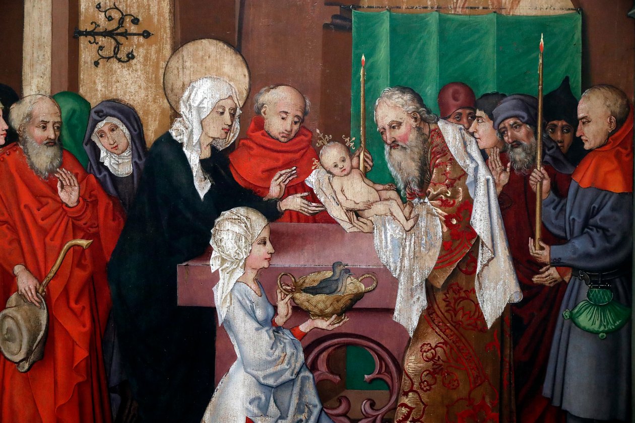 Apresentação de Jesus no templo de Martin Schongauer
