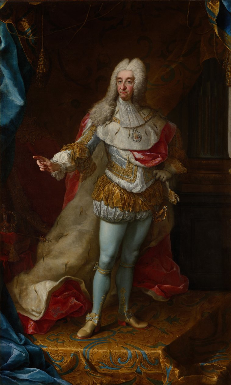 Vittorio Amedeo II em Majestade de Martin van Meytens  