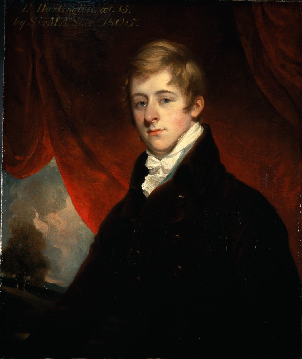 Retrato de William Cavendish quando Marquês de Hartington de Martin Archer Shee