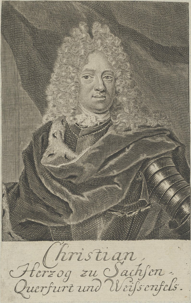 Cristão da Saxônia-Weißenfels de Martin Bernigeroth