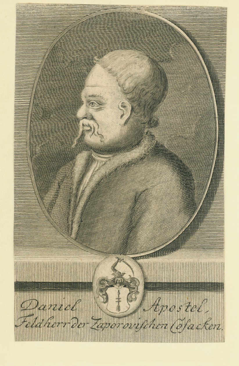 Apóstolo Hetman Danylo 1654-1734 de Martin Bernigeroth