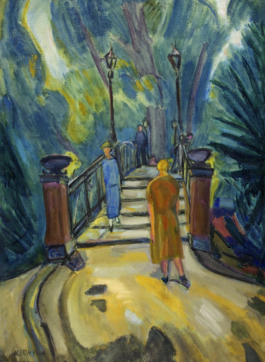 Ponte no Tiergarten, Berlim de Martin Bloch