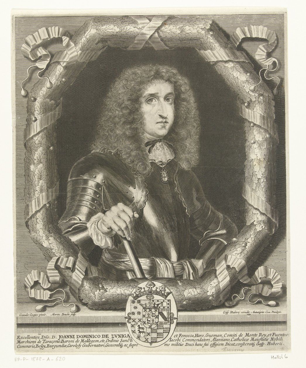 Retrato de Johannes Dominicus de Zuniga e Fonseca de Martin Bouche