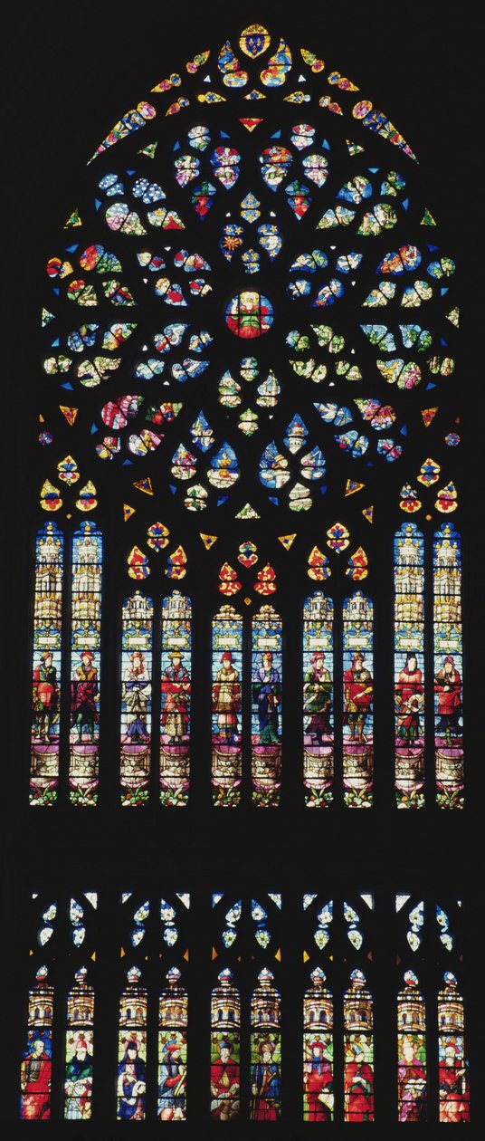 A janela sul, c.1550 (vitral) de Martin Chambiges