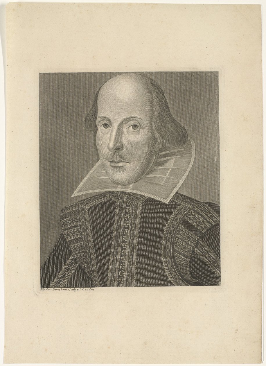 Retrato de William Shakespeare de Martin Droeshout (II)
