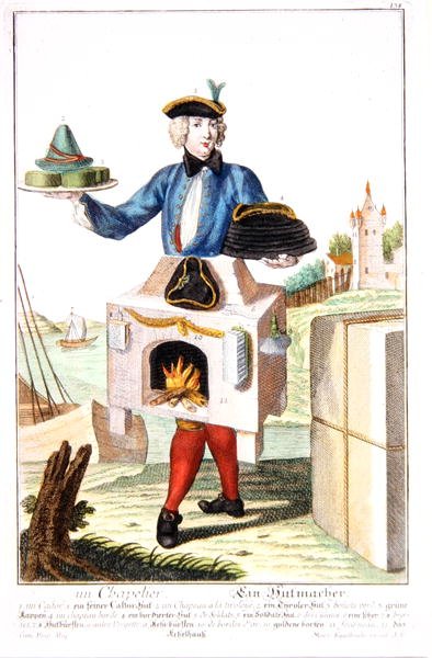 A Milliner (cor litho) de Martin Engelbrecht