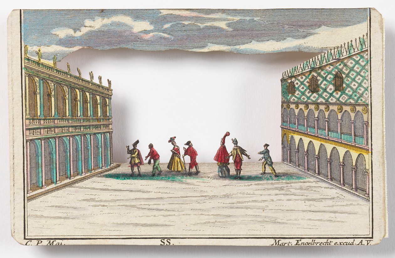 O Carnaval de Veneza (Peep-show) de Martin Engelbrecht