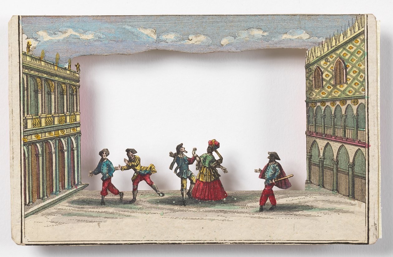 O Carnaval de Veneza (Peep-show) de Martin Engelbrecht