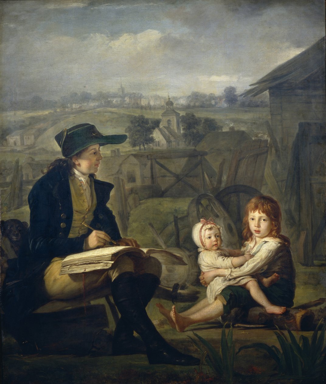 Werther desenho crianças, 1796 de Martin Ferdinand Quadal
