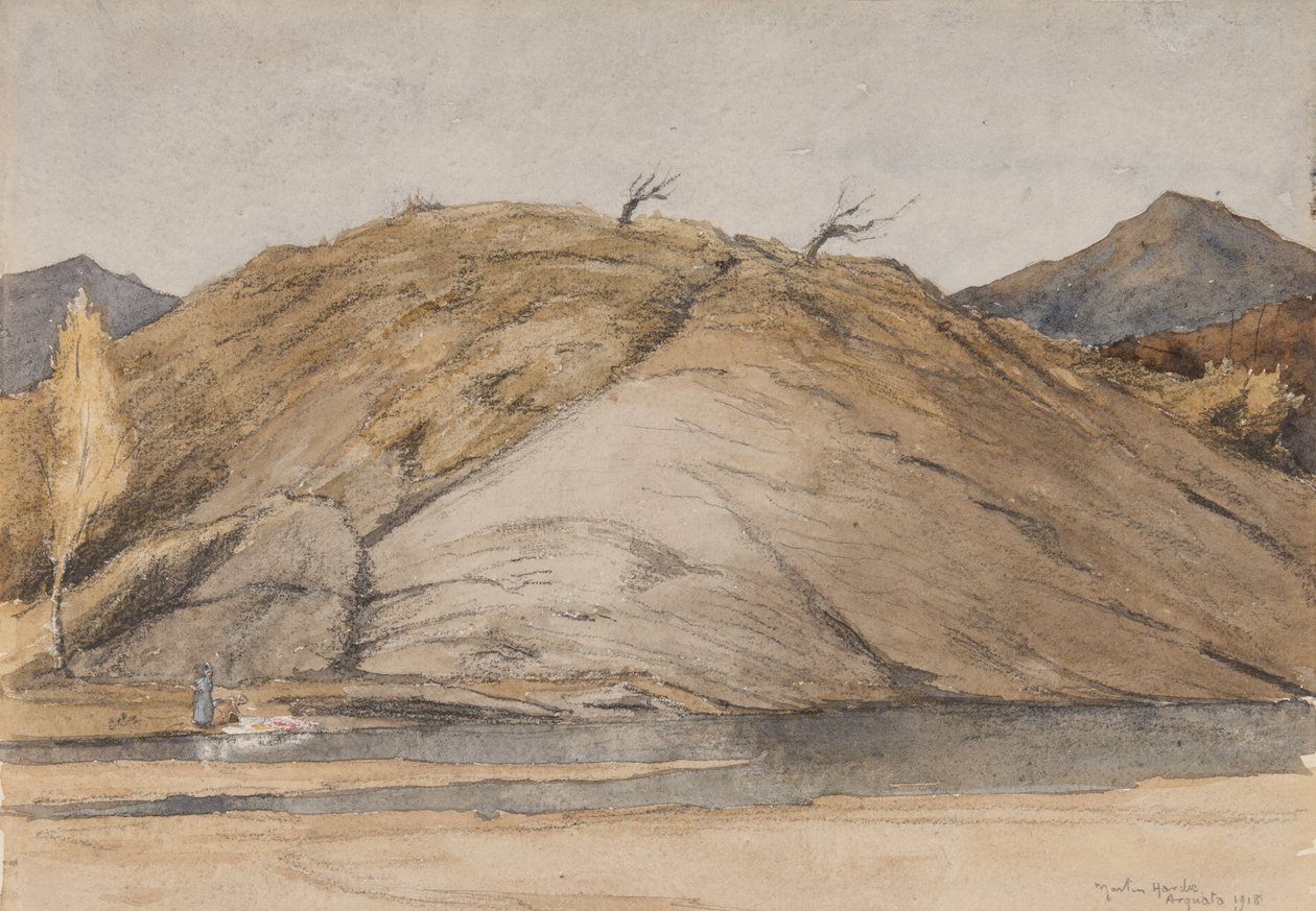 Os bancos da Scrivia, Arquata, Itália de Martin Hardie