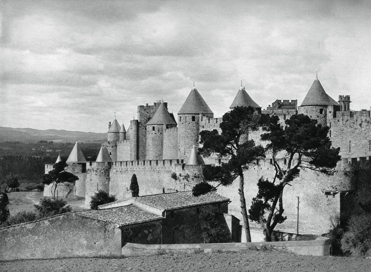 Carcassonne, França, 1937 de Martin Hurlimann