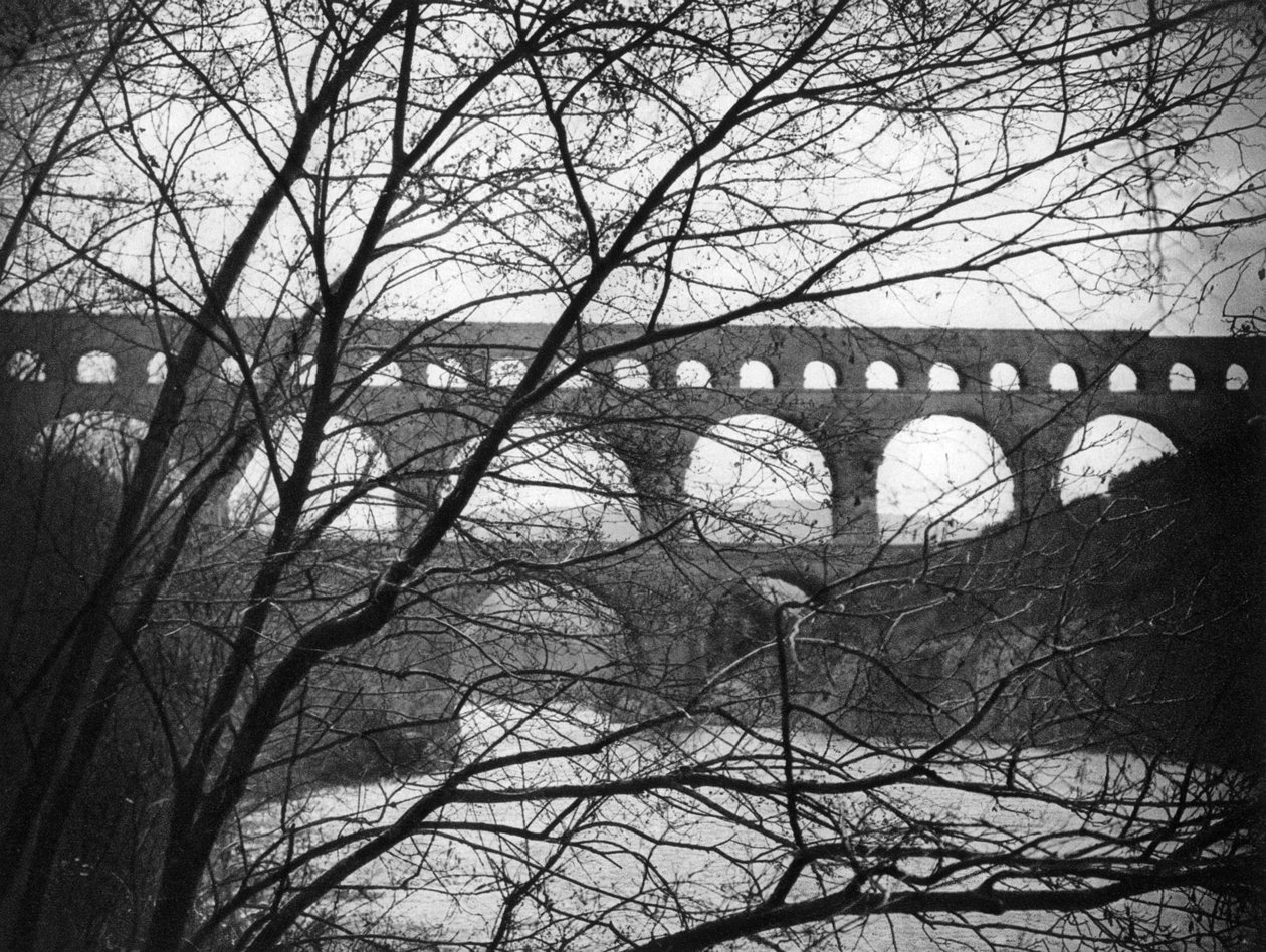 Pont du Gard, Provence, França, 1937 de Martin Hurlimann