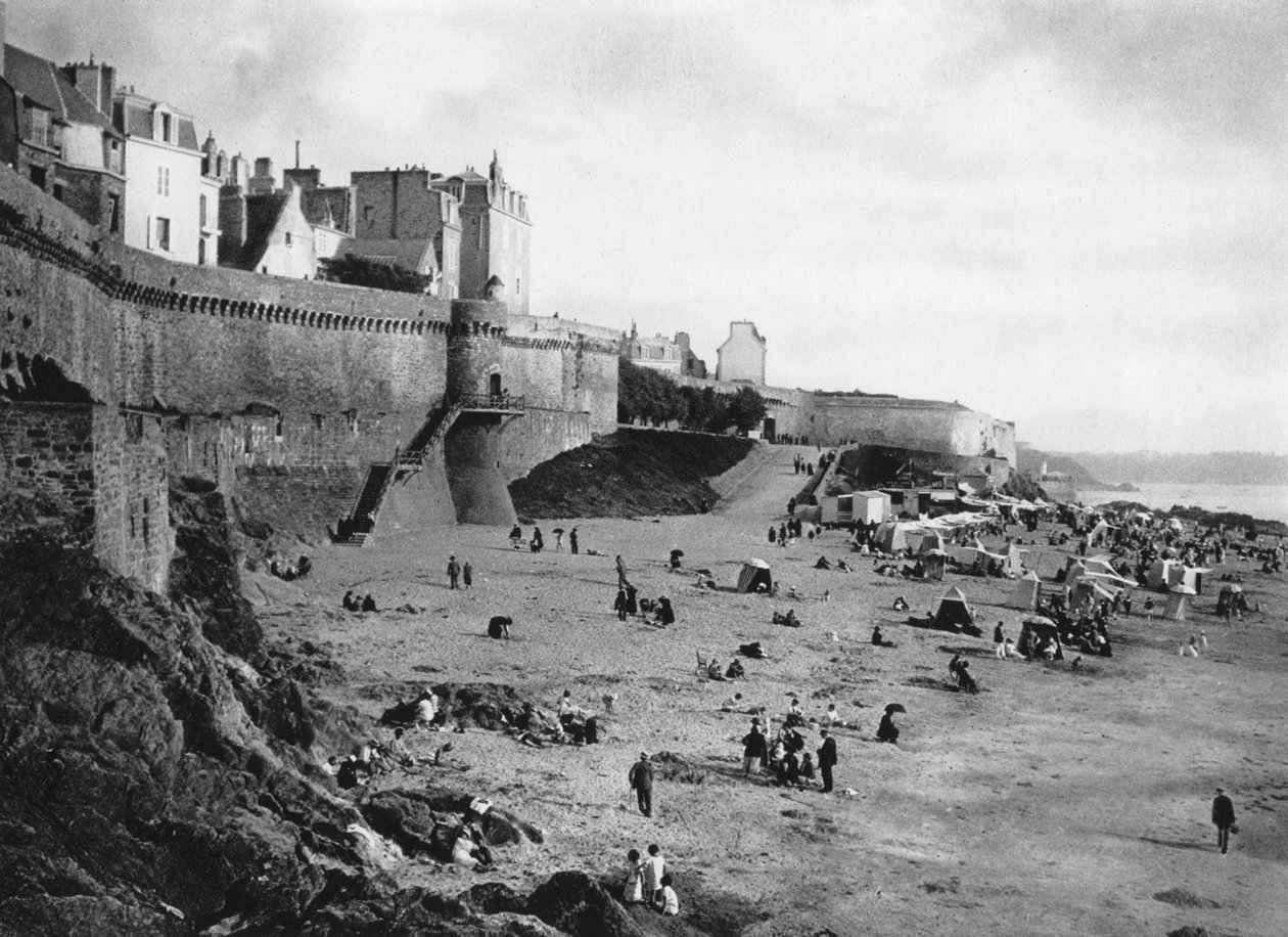 Saint-Malo, França, Bretanha, 1937 de Martin Hurlimann