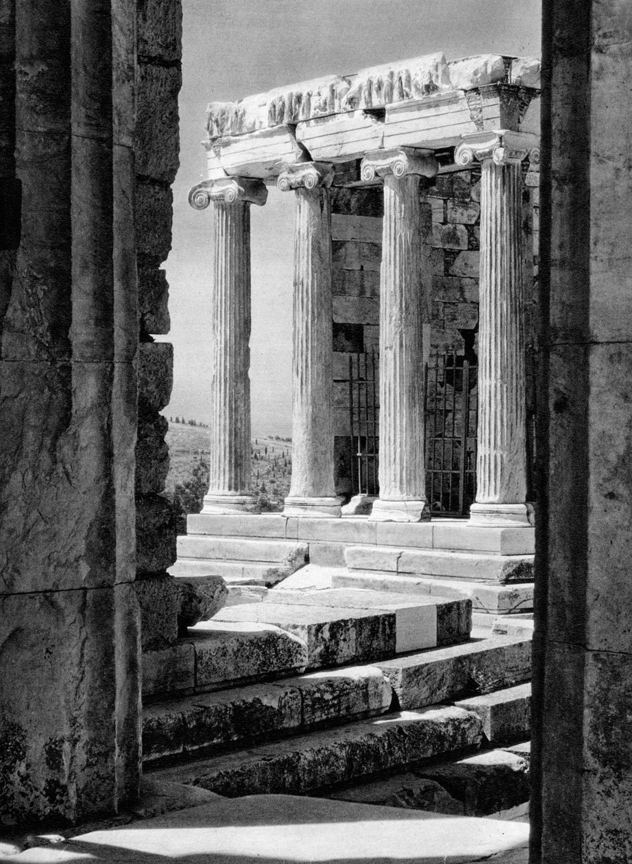 Templo da Nike, Atenas, 1937 de Martin Hurlimann