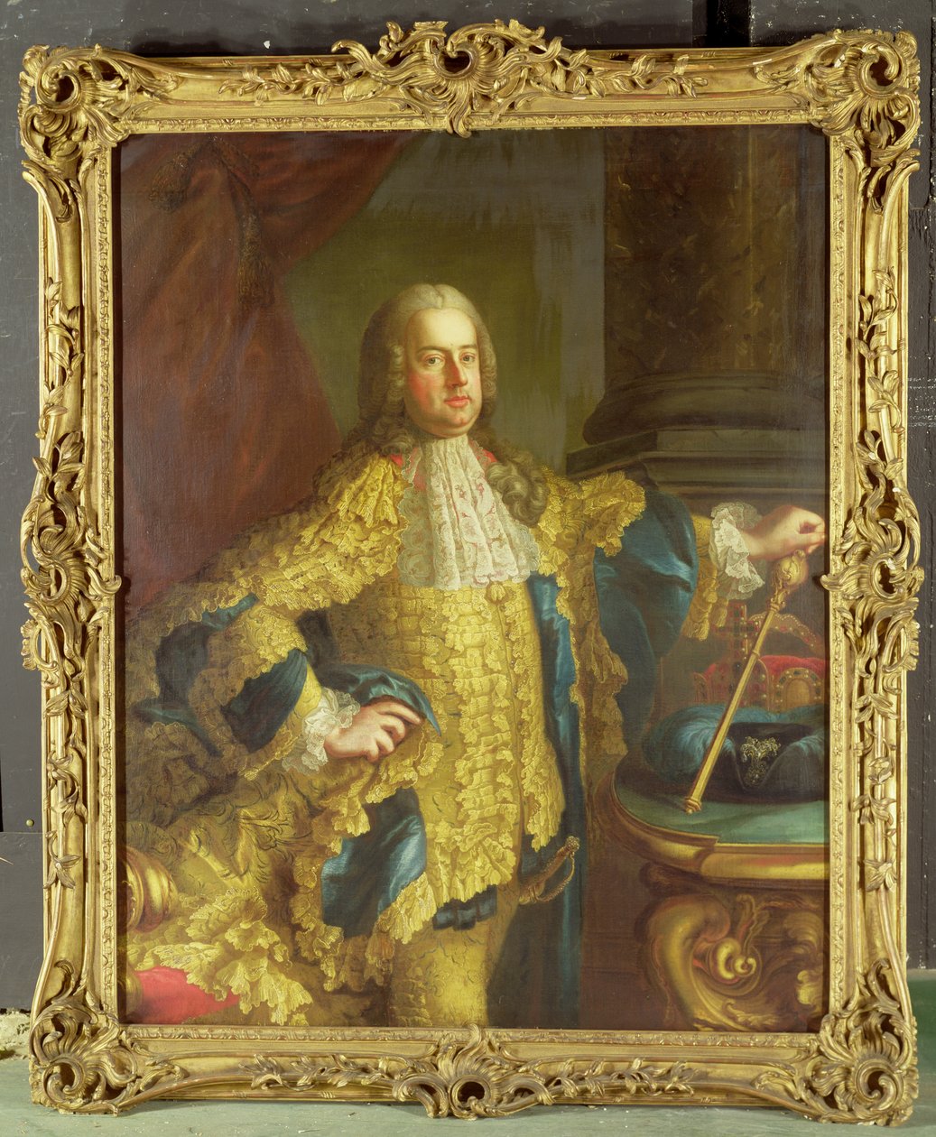 Retrato do imperador Francisco I (1708-65) de Martin II Mytens or Meytens