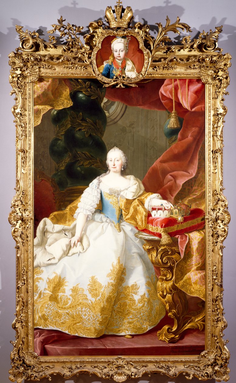 Retrato de Maria Teresa (Viena de Martin II Mytens or Meytens