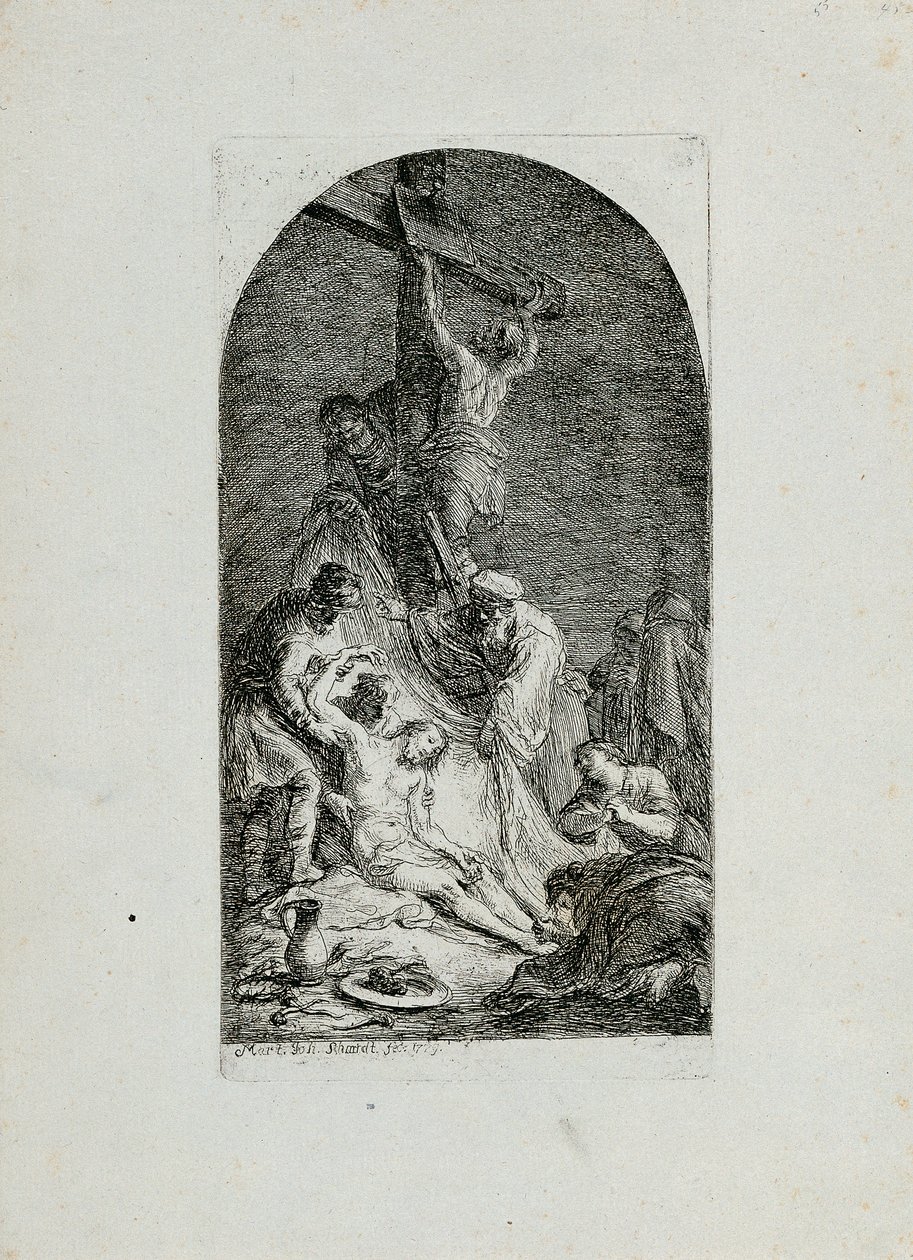 Diminuição da cruz de Martin Johann Schmidt