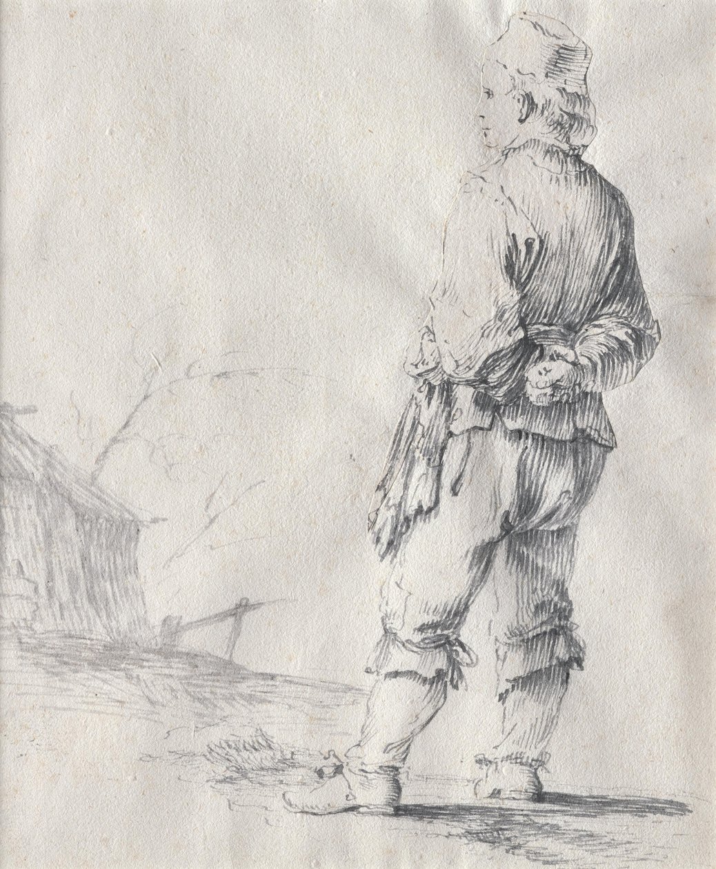 Rapaz de pé de Martin Johann Schmidt