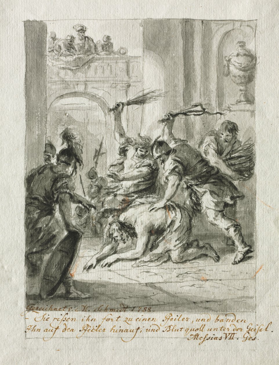 A Flagelação de Martin Johann Schmidt