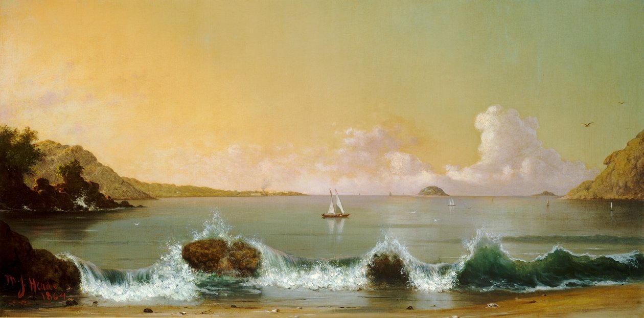 Rio de Janeiro Bay, 1864. de Martin Johnson Heade