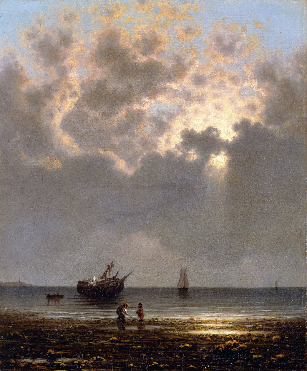 Sol rompendo as nuvens de Martin Johnson Heade