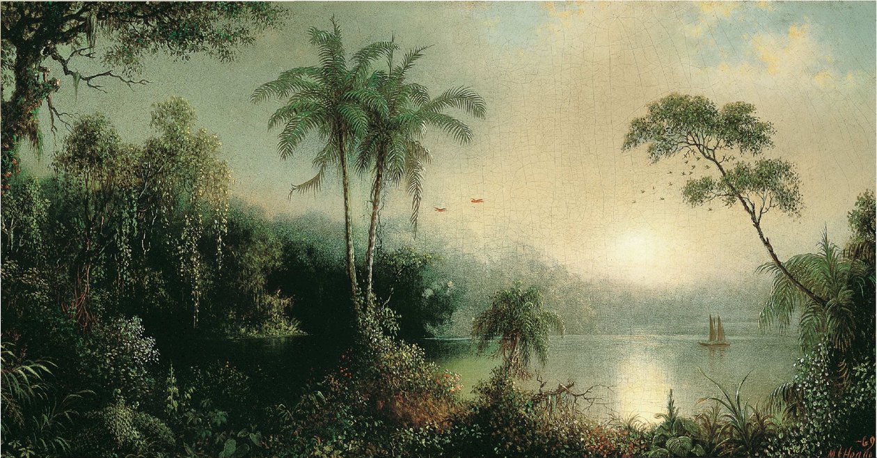 Nascer do sol na Nicarágua de Martin Johnson Heade