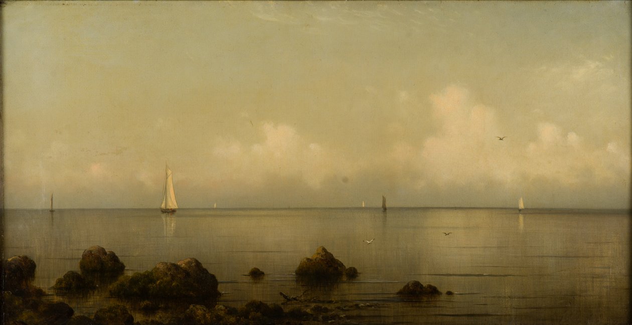 Ilha de Thimble, CT, 1875-1876 de Martin Johnson Heade