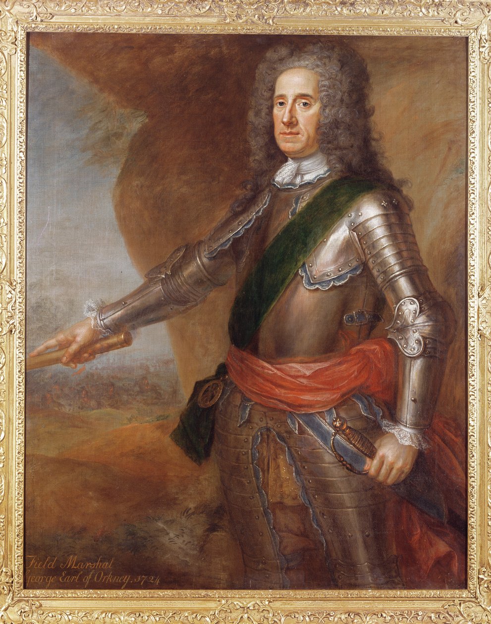 Marechal de Campo George Hamilton (1666-1737) Conde de Orkney, 1724 de Martin Maingaud