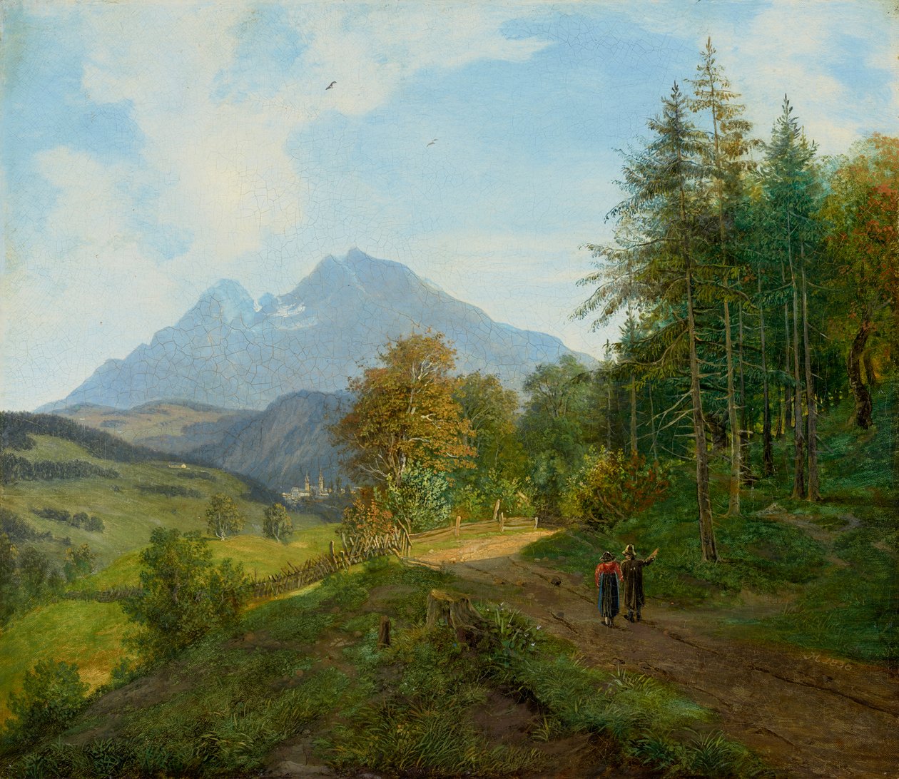 Paisagem perto de Berchtesgaden de Martin Martin