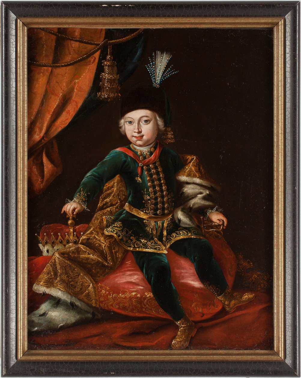 Retrato do Imperador José II quando criança de Martin Meytens the Younger