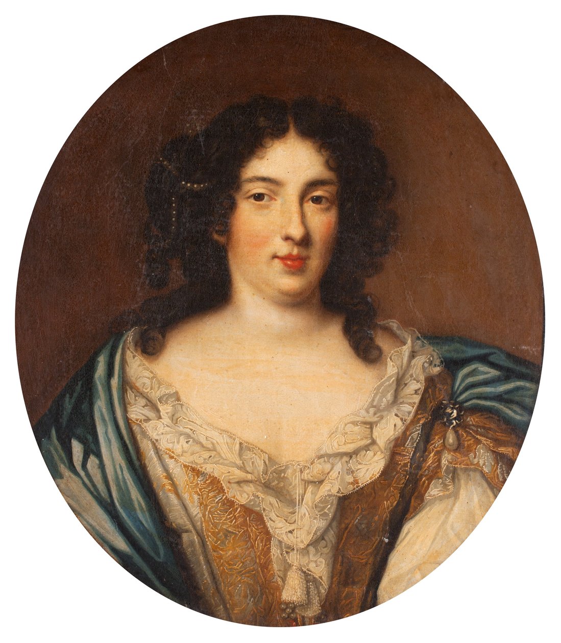 Atribuído a Martin Mytens - Retrato de uma mulher de Martin Mytens