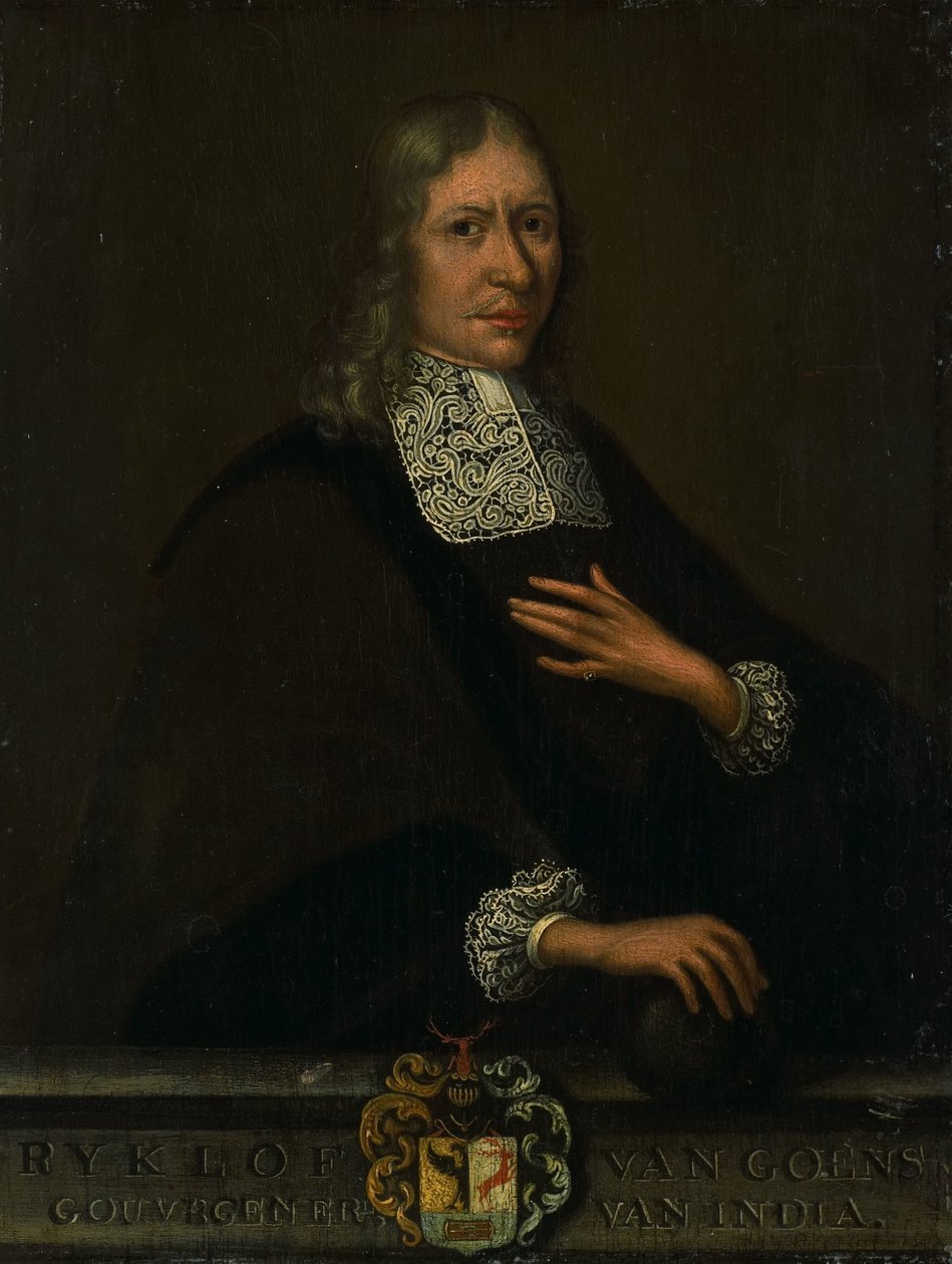 Retrato de Rycklof van Goens, Governador-Geral da Companhia Holandesa das Índias Orientais de Martin Palin (copy after)